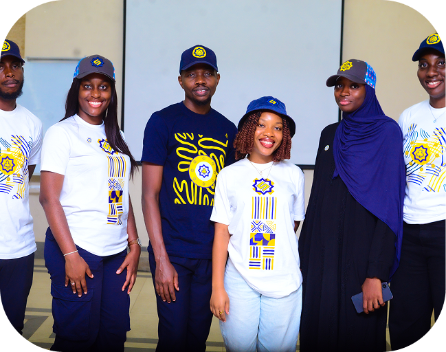 Students at event